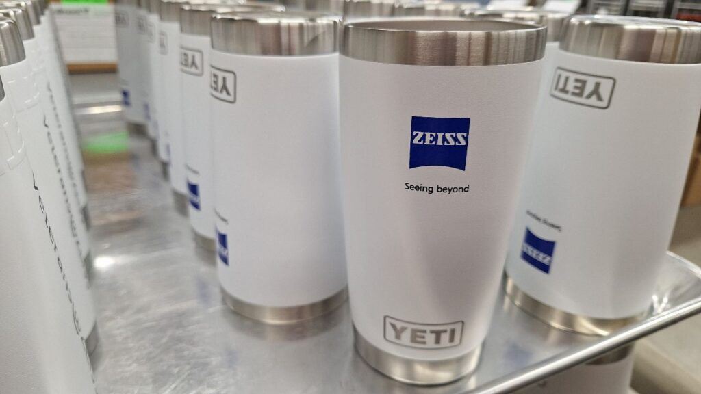 Yeti Tumblers Are Always Popular For Pad Printing & Laser Marking.